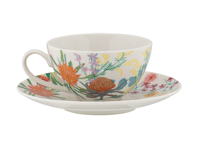 Royal Botanic Gardens Native Blooms Coupe Demi Cup & Saucer 100ML