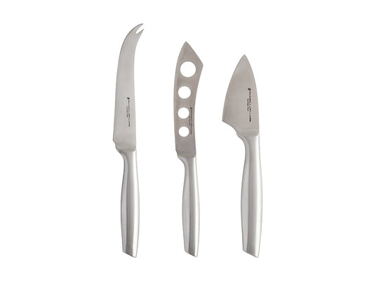 Stanton Cheese Knife Set 3pc Stainless Steel Gift Boxed