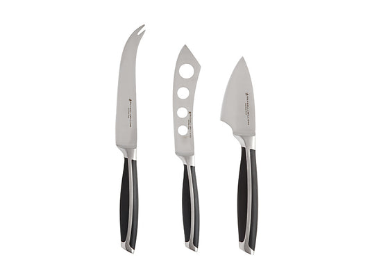 Stanton Cheese Knife Set 3pc Black Gift Boxed