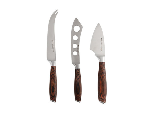 Stanton Cheese Knife Set 3pc Wood Gift Boxed