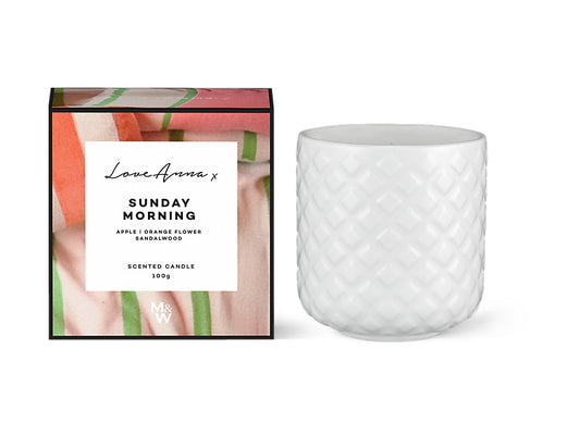 Scentimental Fragrance Candle 100g Sunday Mornings Gift Boxed