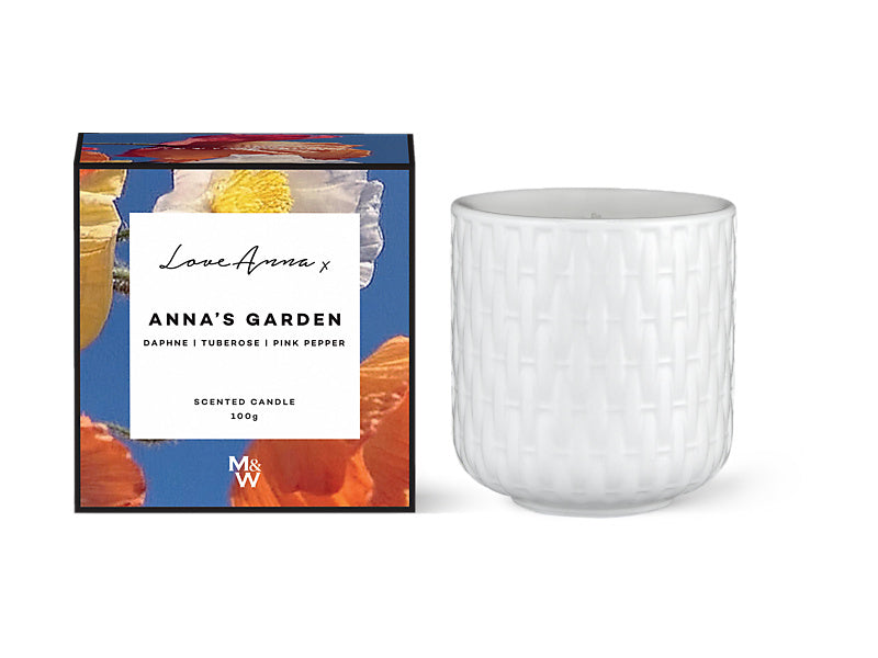 Scentimental Fragrance Candle 100g Anna's Garden Gift Boxed