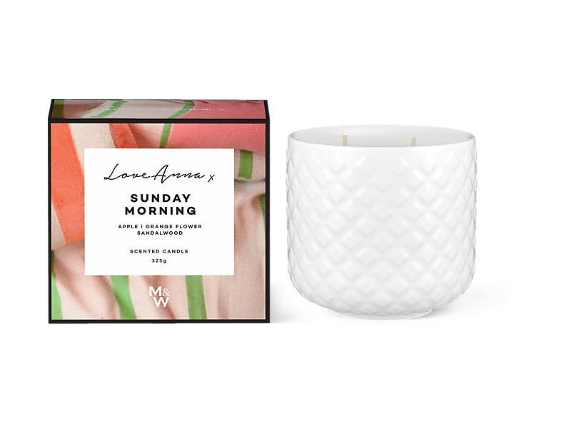Scentimental Fragrance Candle 325g Sunday Mornings Gift Boxed