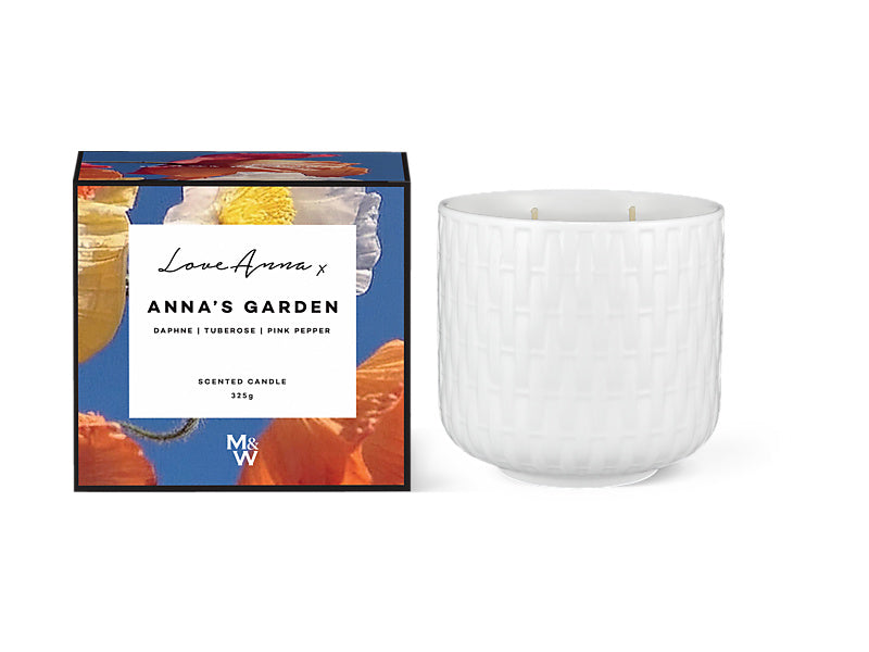 Scentimental Fragrance Candle 325g Anna's Garden Gift Boxed