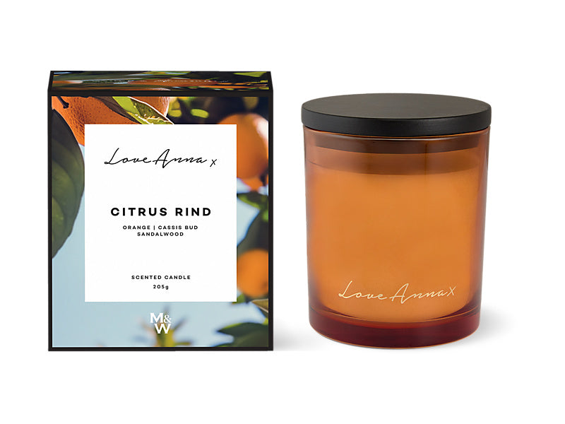 Kitchen Delights Fragrance Candle 205g Citrus Rind Gift Boxed