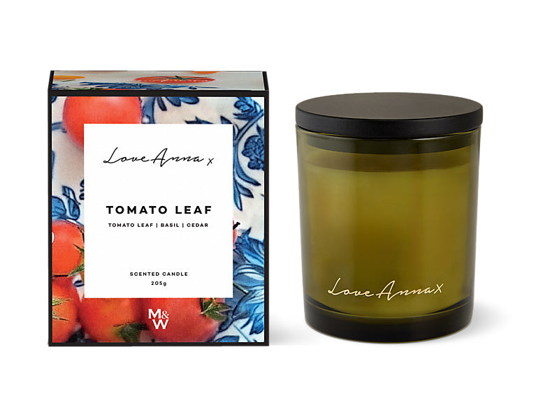 Kitchen Delights Fragrance Candle 205g Tomato Leaf Gift Boxed