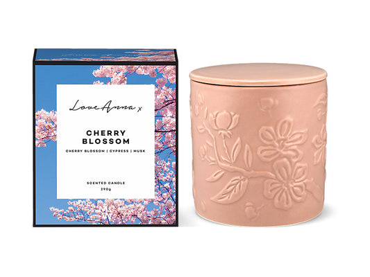 Botanika Fragrance Candle 290g Cherry Blossom Gift Boxed