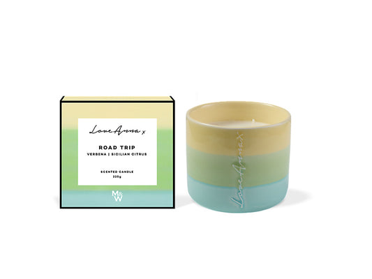 Chapters Road Trip Fragrance Candle 325g Verbena & Sicillian Gift Boxed
