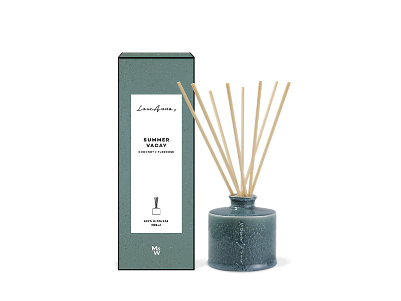 Chapters Summer Vacay Diffuser Coconut & Tuberose Gift Boxed