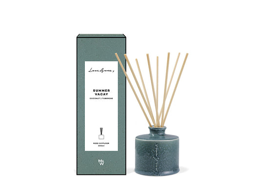 Chapters Summer Vacay Diffuser Coconut & Tuberose Gift Boxed