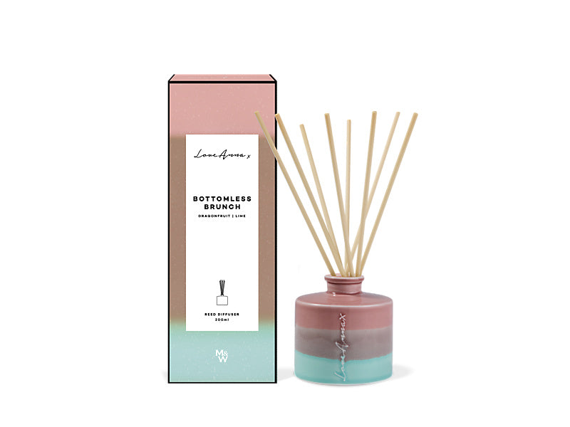 Chapters Bottomless Brunch Diffuser 200ML Dragonfruit & Lime Gift Boxed