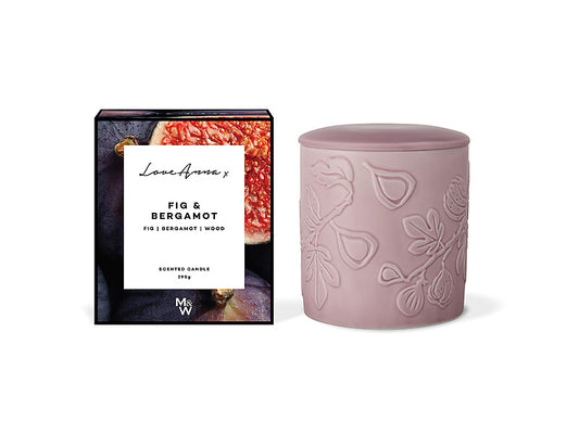 Botanika Fragrance Candle 290g Fig & Bergamot Gift Boxed