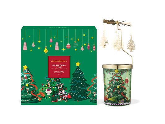 Festive Down Under Fragrance Candle 235g Christmas Pine Decorator Set Gift Boxed
