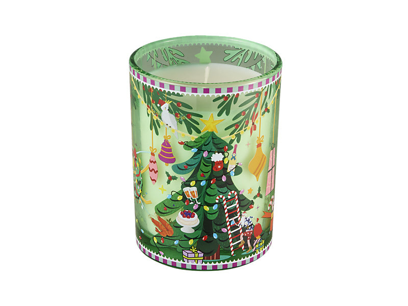 Festive Down Under Fragrance Candle 235g Christmas Pine Decorator Set Gift Boxed