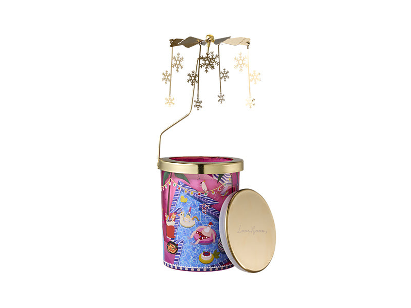 Festive Down Under Fragrance Candle 235g Prosecco Cheer Decorator Set Gift Boxed