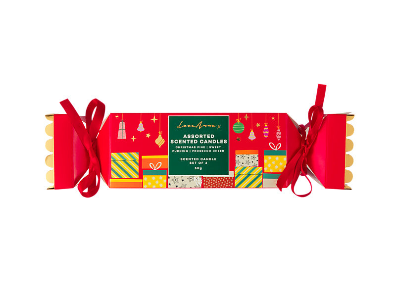 Festive Down Under Fragrance Candle 50g Set of 3 Gift Boxed