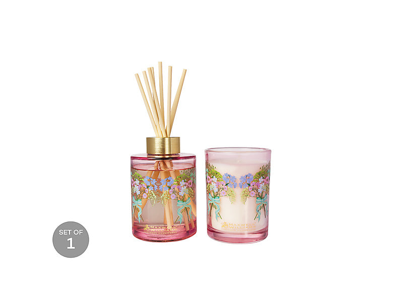 Cherish Guava & Lychee Candle 250g & Diffuser 250ml Set Gift Boxed