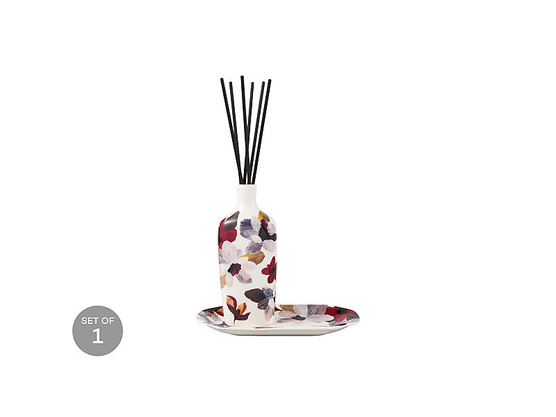Prudence De Marchi Magnolia Diffuser & Tray Set & 17x8cm Gift Boxed