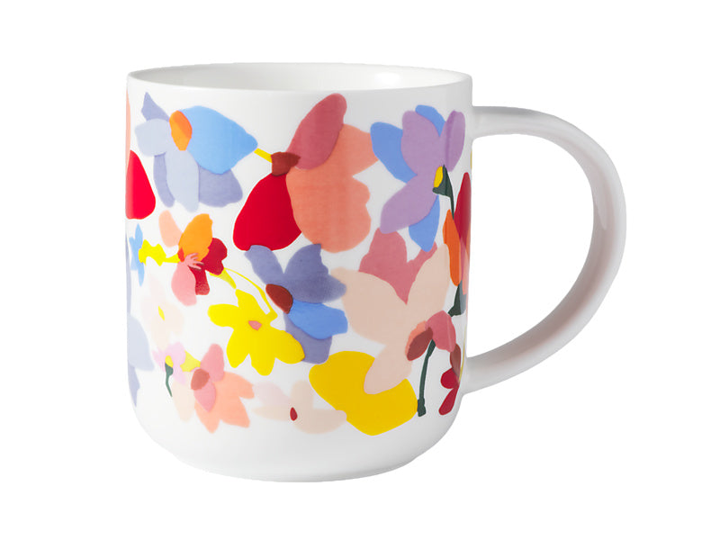 Prudence De Marchi Dancing Flowers Candle & Mug Giftset 180g & Gift Boxed