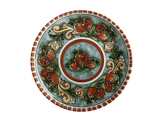 Ceramica Salerno Round Platter 36cm Pomegranates