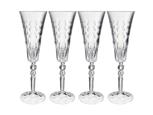 Francesca Champagne Flute Set of 4 Gift Boxed