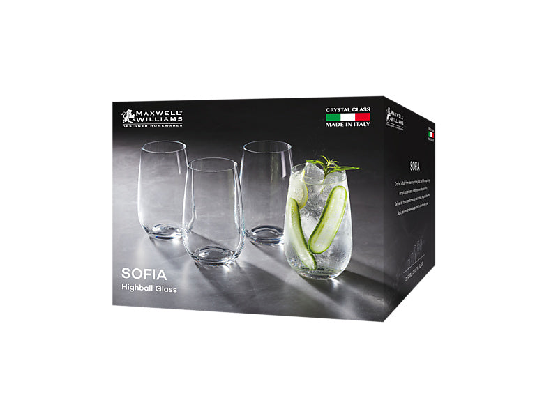 Sofia Highball Set of 4 Gift Boxed