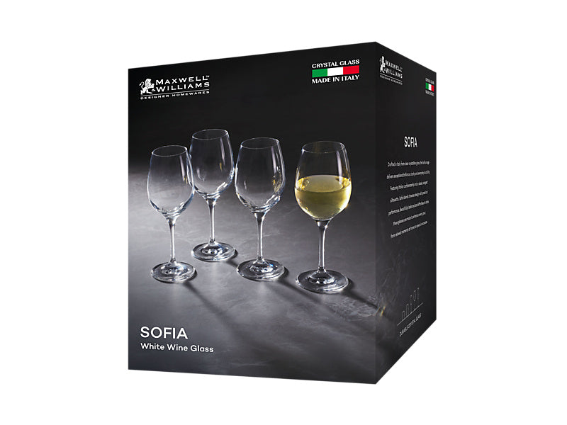 Sofia Wine Glass Set of 4 Gift Boxed