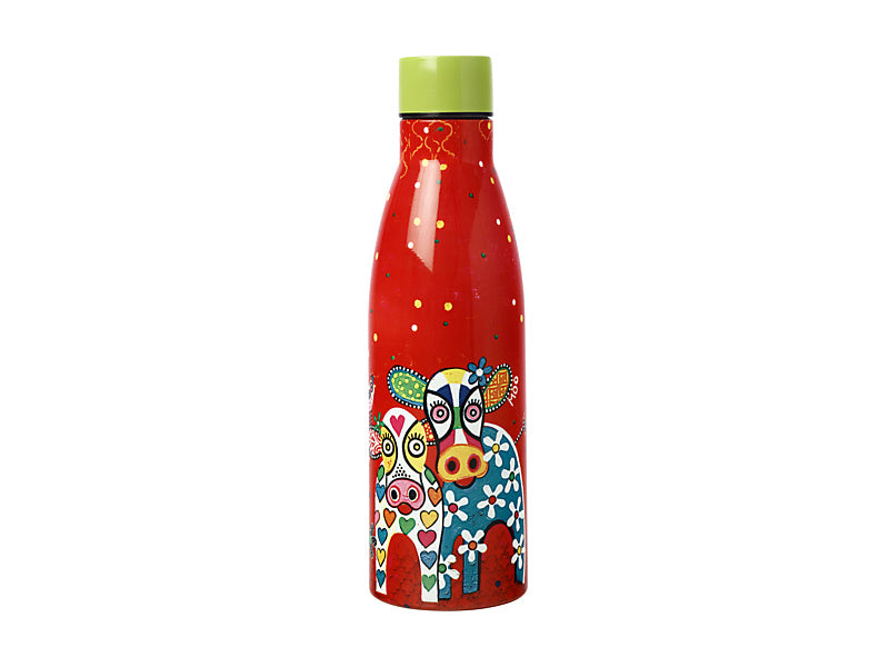 Love Hearts Double Wall Insulated Bottle 500ML Happy Moo Day