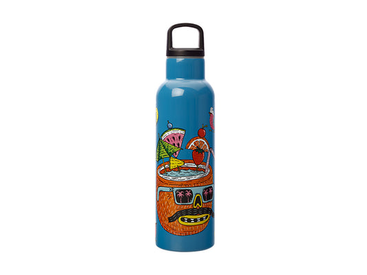 Mulga the Artist Double Wall Insulated Bottle 600ML Coconut