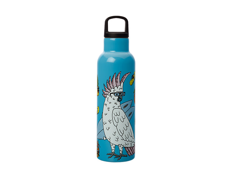 Mulga the Artist Double Wall Insulated Bottle 600ML Cockatoo