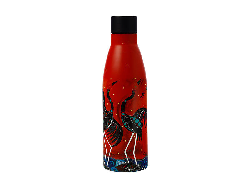 Melanie Hava Jugaig-Bana-Wabu Double Wall Insulated Bottle 500ML Brolgas' Symphony