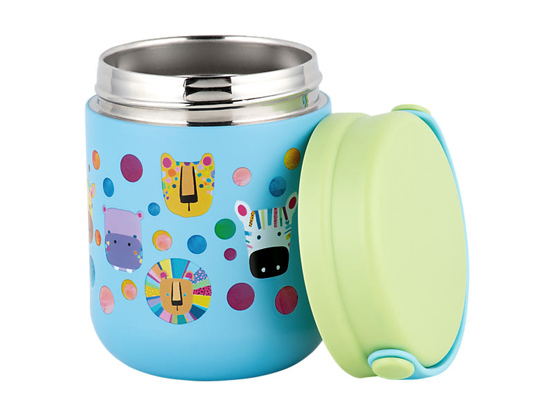 Kasey Rainbow Critters Children's Insulated Food Container Blue