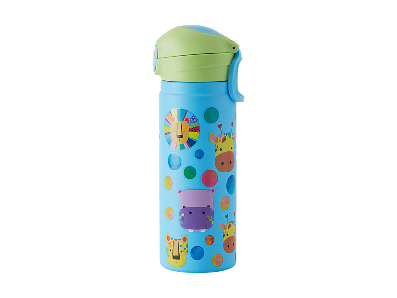 Kasey Rainbow Critters Double Wall Insulated Bottle Blue