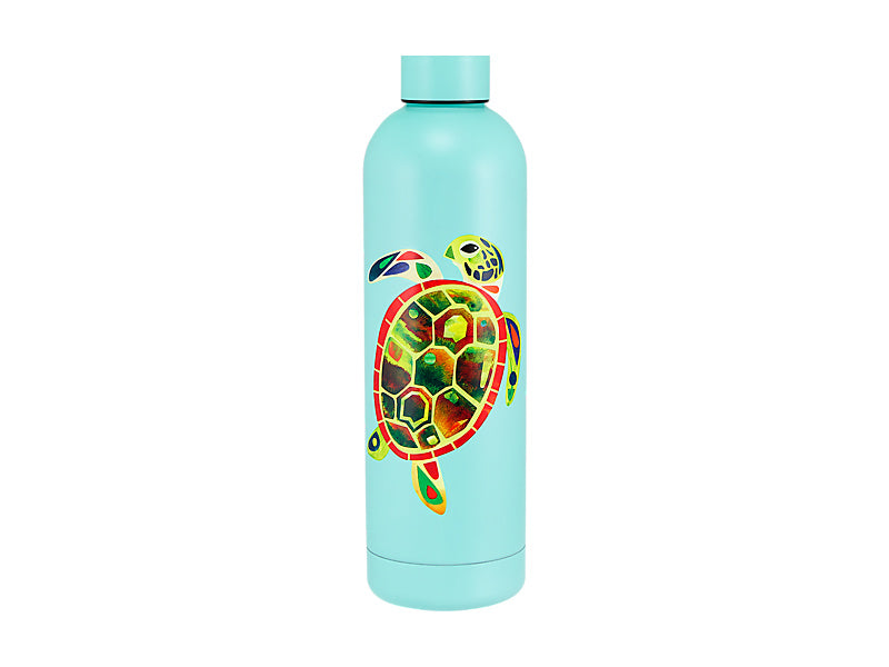 Pete Cromer Ozzie Ocean Double Wall Insulated Bottle Green Turtle Gift Boxed