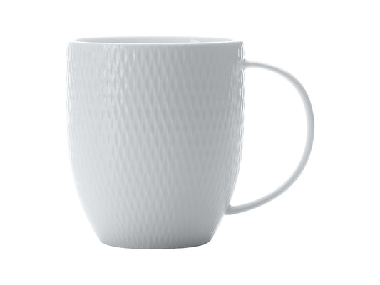 White Basics Diamonds Coupe Mug 420ML