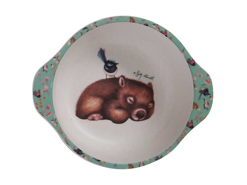 Sally Howell Children's Bamboo Wombat 3pc Dinner Set Gift Boxed