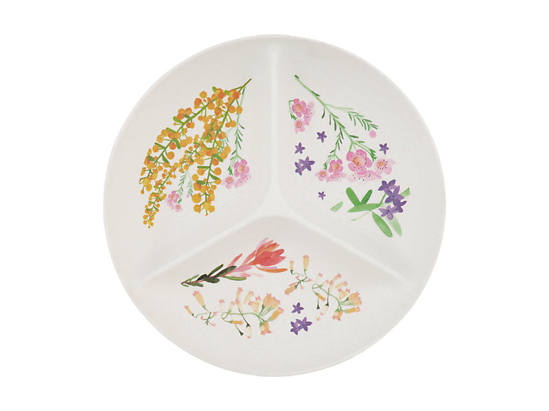 Wildflowers Bamboo Divided Platter