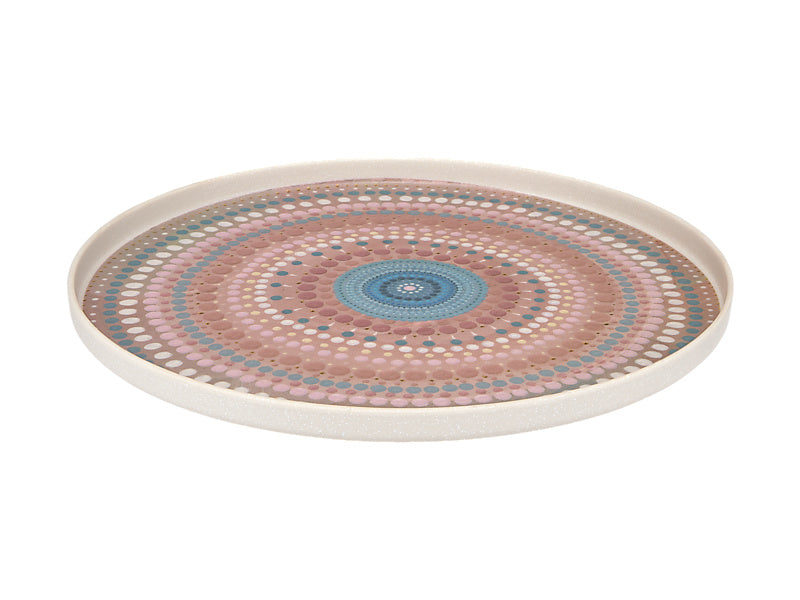Lou Martin Uplift Melamine Plate 25.5x2 Set of 4