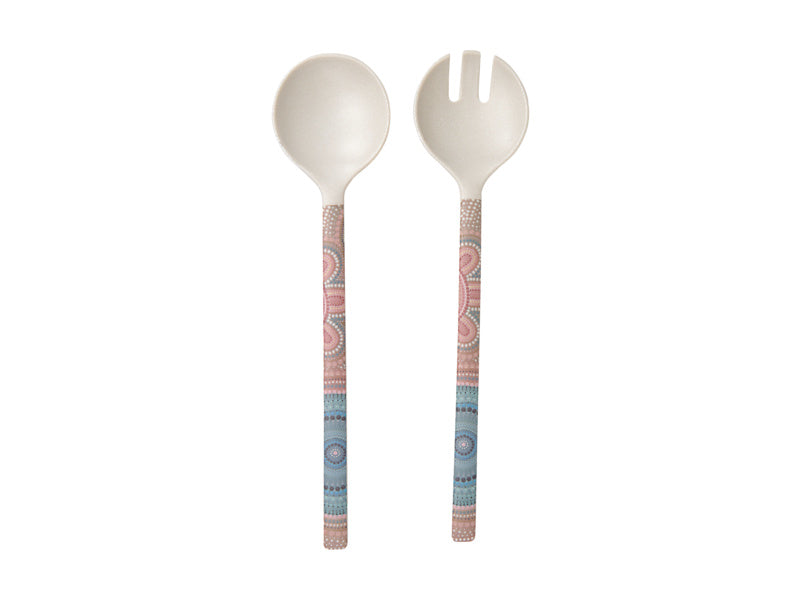 Lou Martin Uplift Melamine Salad Servers Set of 2