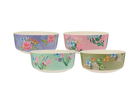 Botanica Melamine Bowls Set of 4
