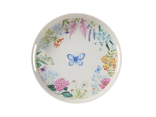 Botanica Melamine Round Serving Tray