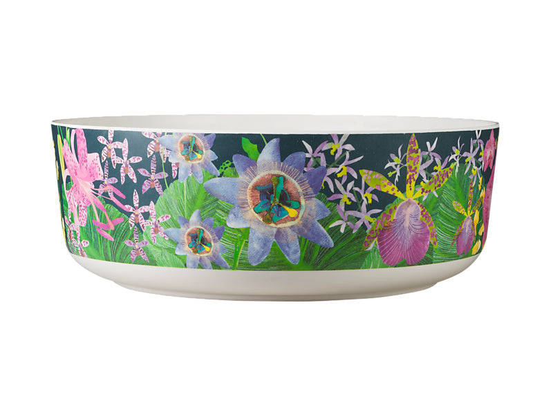 Tropical Twilight Melamine Large Serving Bowl