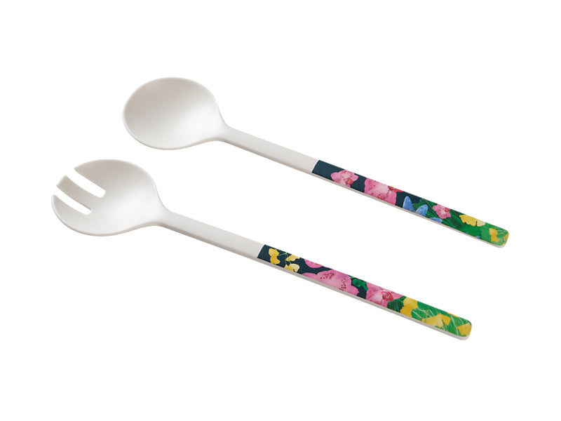 Tropical Twilight Melamine Salad Servers Set of 2