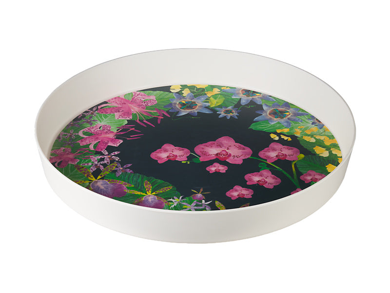 Tropical Twilight Melamine 7pc Divided Platter Set Gift Boxed