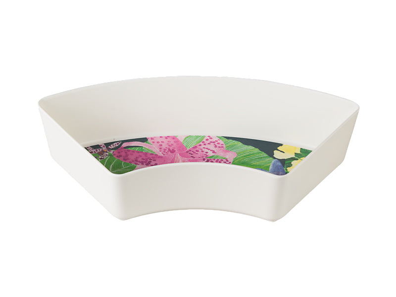 Tropical Twilight Melamine 7pc Divided Platter Set Gift Boxed
