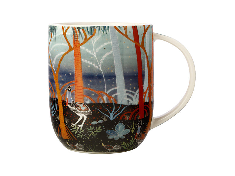 Melanie Hava Jugaig-Bana-Wabu Mug 440ML Cassowaries Gift Boxed