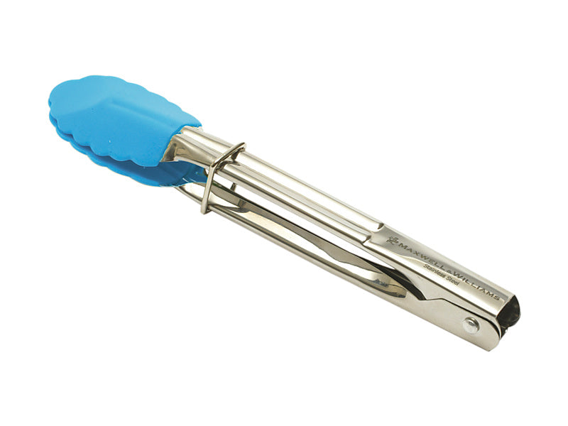 Grabbers Mini Tongs 18cm Silicone Sky