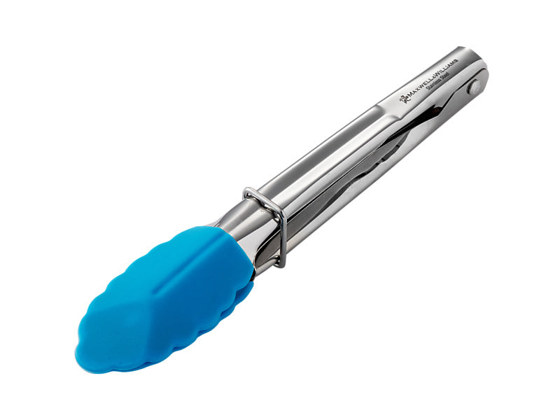 Grabbers Mini Tongs 18cm Silicone Sky