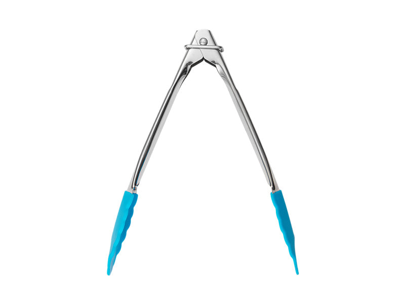 Grabbers Mini Tongs 18cm Silicone Sky
