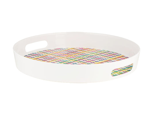 Donna Sharam Byron Melamine Round Serving Tray